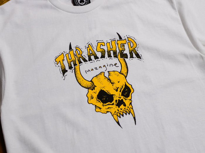 Thrasher Barbarian T-Shirt - White