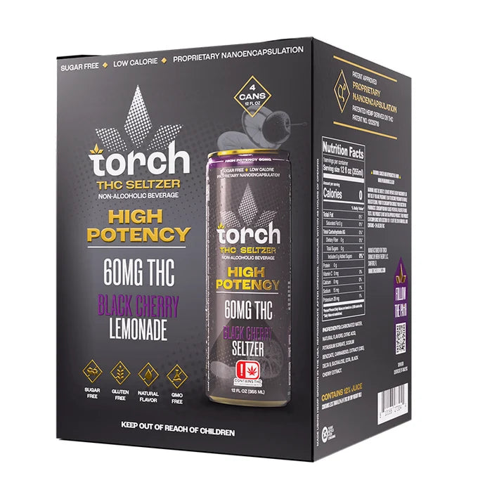 TORCH HIGH POTENCY D9 SELTZER 4 PACK
