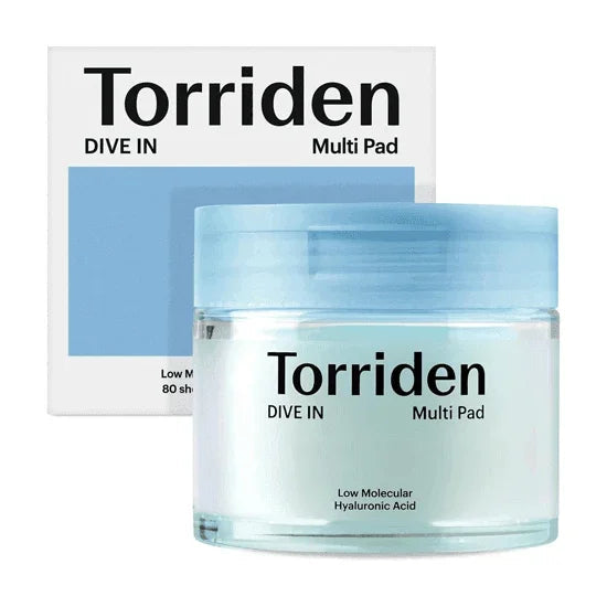 [Torriden] DIVE-IN Low Molecule Hyaluronic Acid Multi Pad 160ml 80EA Torriden