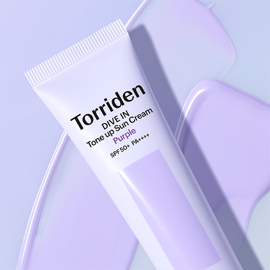[Torriden] DIVE-IN Purple Tone Up Sun Cream SPF 50+ PA++++ 60ml - Ballagrio