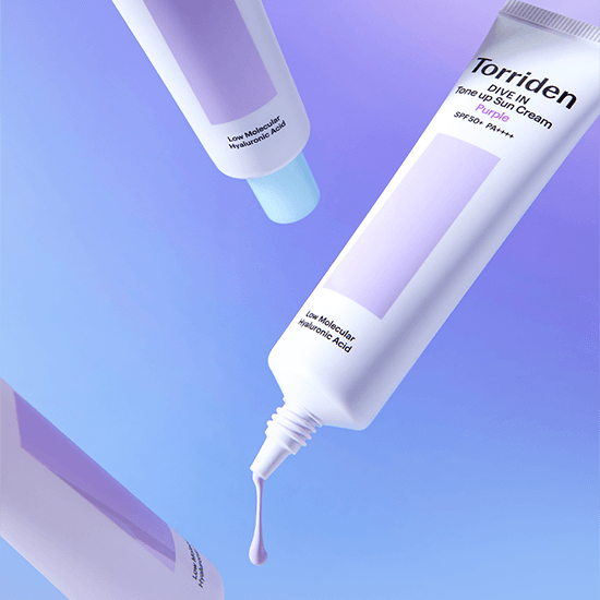 [Torriden] DIVE-IN Purple Tone Up Sun Cream SPF 50+ PA++++ 60ml - Ballagrio