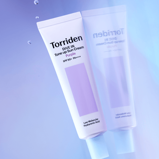 [Torriden] DIVE-IN Purple Tone Up Sun Cream SPF 50+ PA++++ 60ml - Ballagrio