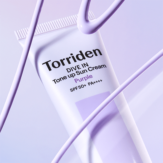 [Torriden] DIVE-IN Purple Tone Up Sun Cream SPF 50+ PA++++ 60ml - Ballagrio