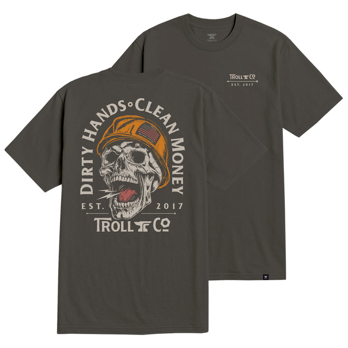 Troll Co. Men's DHCM Hardhat T-Shirt T-Shirts Troll Co. Tar 2XL Reg