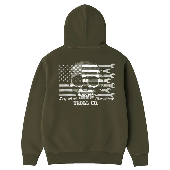 Troll Co. Men's Flagship Skull Hoodie Sweatshirts & Hoodies Troll Co.