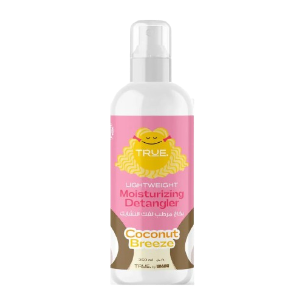 True By Lanalou Lightweight Coconut Breeze Moisturizing Detangler Spray 250Ml