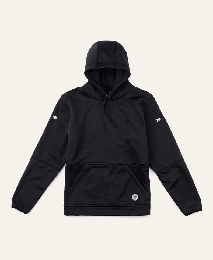 TRUEWERK Men's M2 Grid Pullover Lighweight Hoodie Sweatshirts & Hoodies TRUEWERK Black 2XL Reg