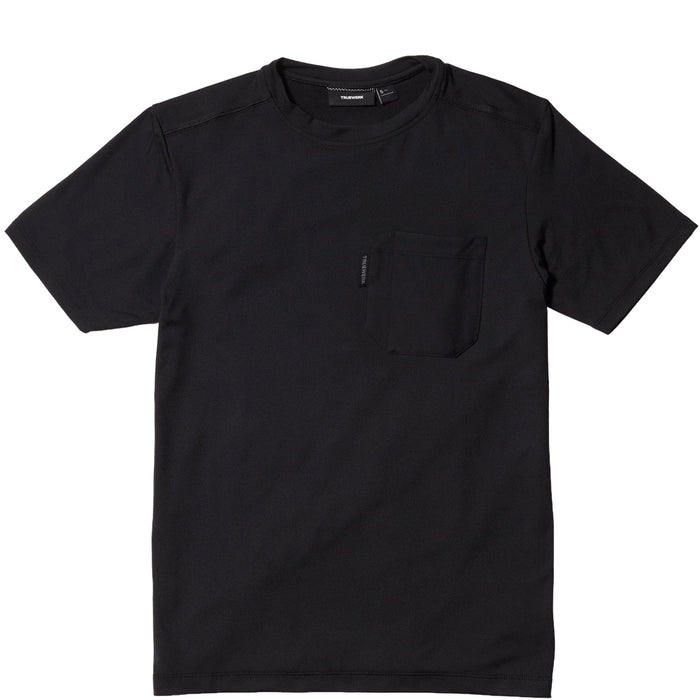 TRUEWERK Men's Tech Pocket Tee T-Shirts TRUEWERK Black 2XL Reg