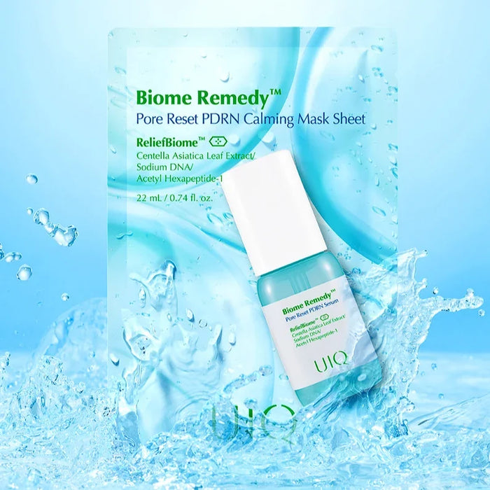 [UIQ] Biome Remedy Pore Reset PDRN Calming Mask Sheet 22ml - Ballagrio