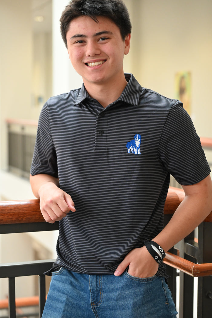 Under Armor Aura Striped Polo