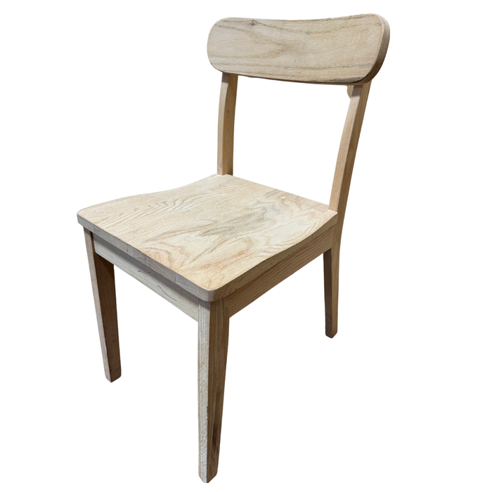 Unfinished Solid Wood Dining Chair – DIY Ready