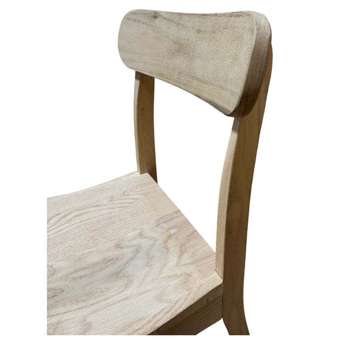 Unfinished Solid Wood Dining Chair – DIY Ready