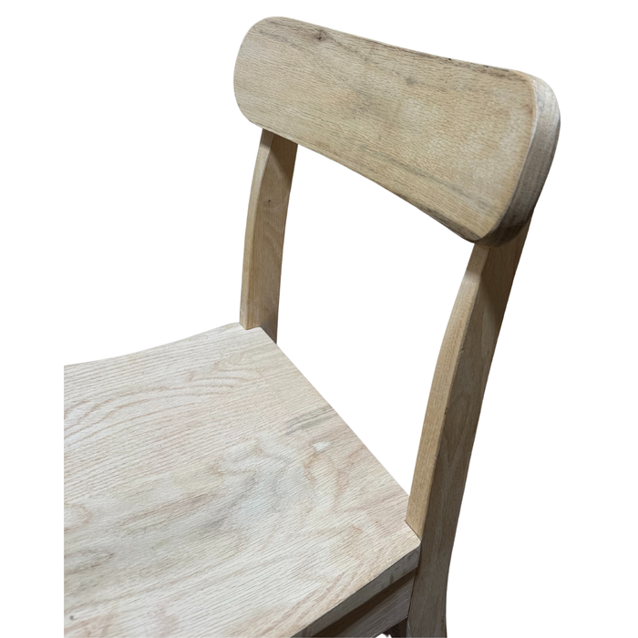Unfinished Solid Wood Dining Chair – DIY Ready