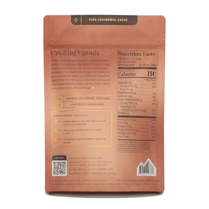 Uplifting Uganda - 100% Pure Organic Ceremonial Cacao