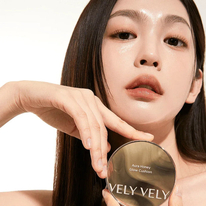 [VELY VELY] Aura Honey Glow Cushion (2 Colors) SPF 50+ PA+++ 15g - Ballagrio