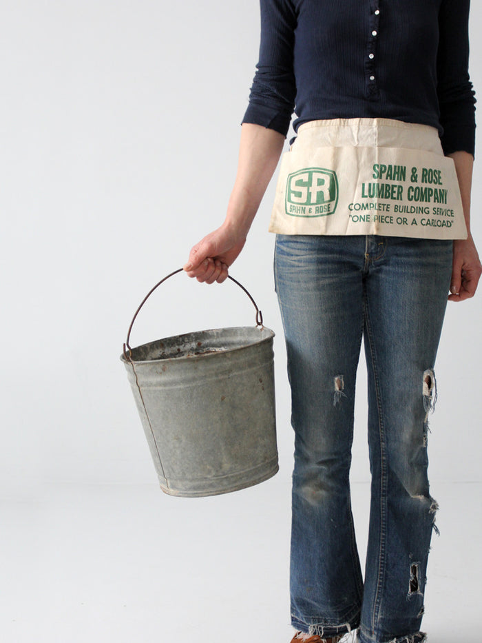 vintage lumber yard apron