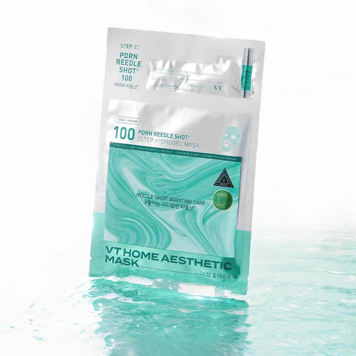 [VT Cosmetics] PDRN Reedle Shot 100 2 Step Hydrogel Mask 5EA - Ballagrio
