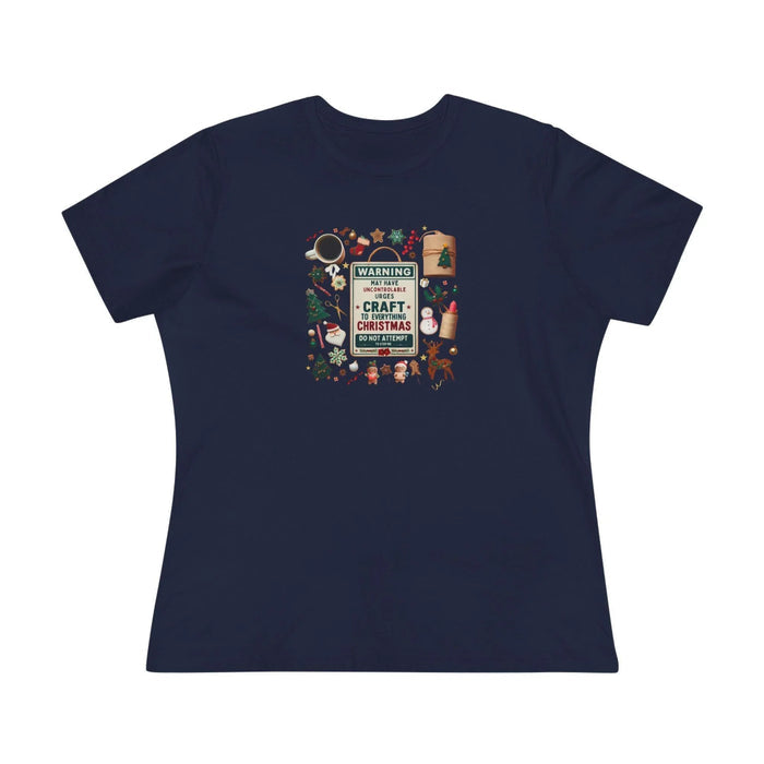 Warning: Uncontrollable Urge to Craft - Women's Softstyle Tee - Whippie's