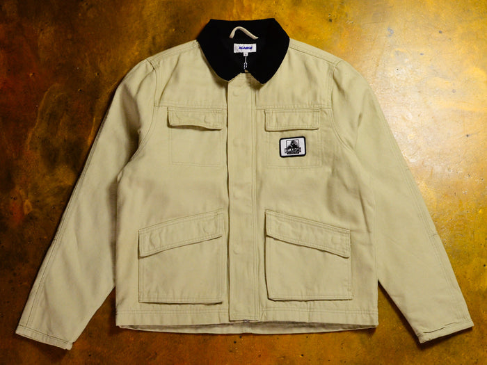 Washed Shop Jacket - Bone