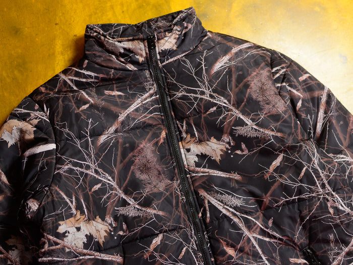 Wave Dye Puffa Jacket - Dark Camo