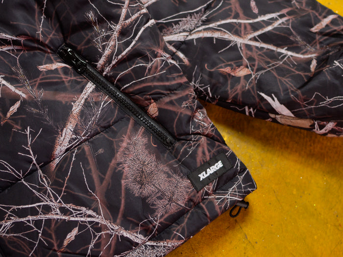 Wave Dye Puffa Jacket - Dark Camo