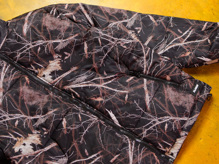Wave Dye Puffa Jacket - Dark Camo