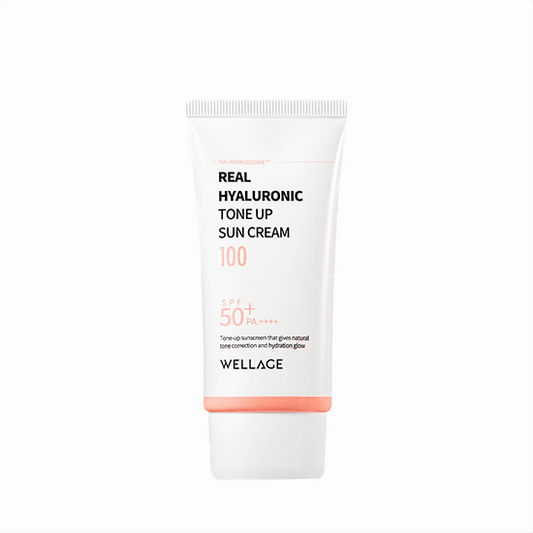[WELLAGE] Real Hyaluronic Tone Up Sun Cream 100 SPF 50+ PA++++ 50ml - Ballagrio