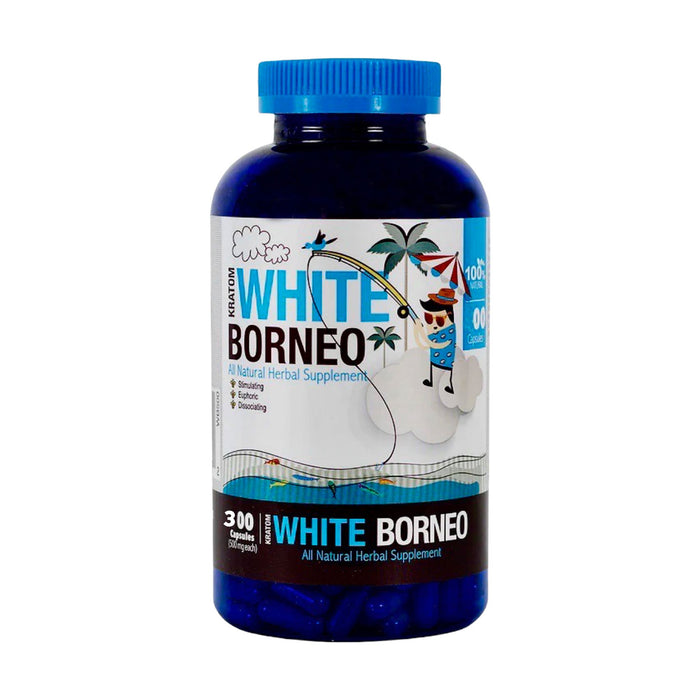WHITE BORNEO BUMBLE BEE KRATOM CAPSULES | 300 CAPSULES