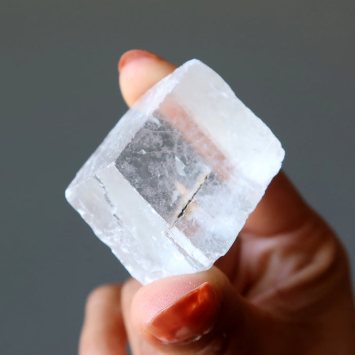 optical calcite cube