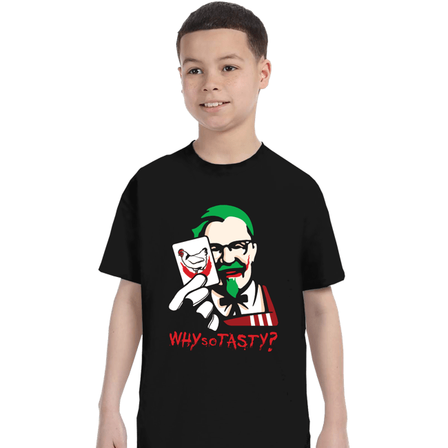 Daily_Deal_Shirts T-Shirts, Youth / XS / Black Why So Tasty?
