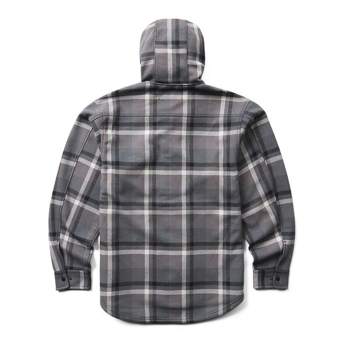 Wolverine Men's Bucksaw II Flannel Snap Hooded Shirt Jac Long Sleeve T-Shirts Wolverine