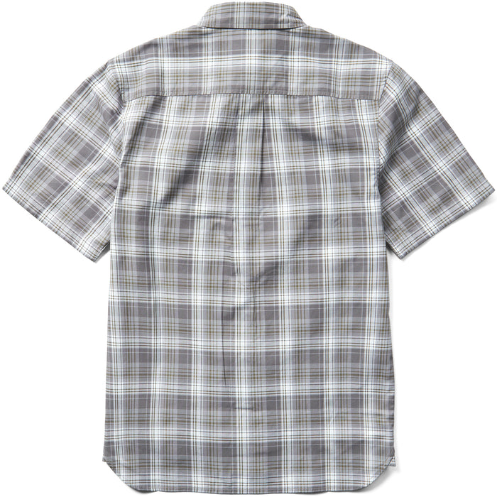 Wolverine Men's Built Stretch Short Sleeve Plaid Shirt Work Shirts Wolverine