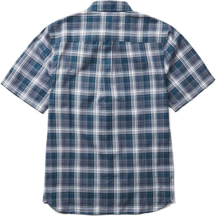 Wolverine Men's Built Stretch Short Sleeve Plaid Shirt Work Shirts Wolverine