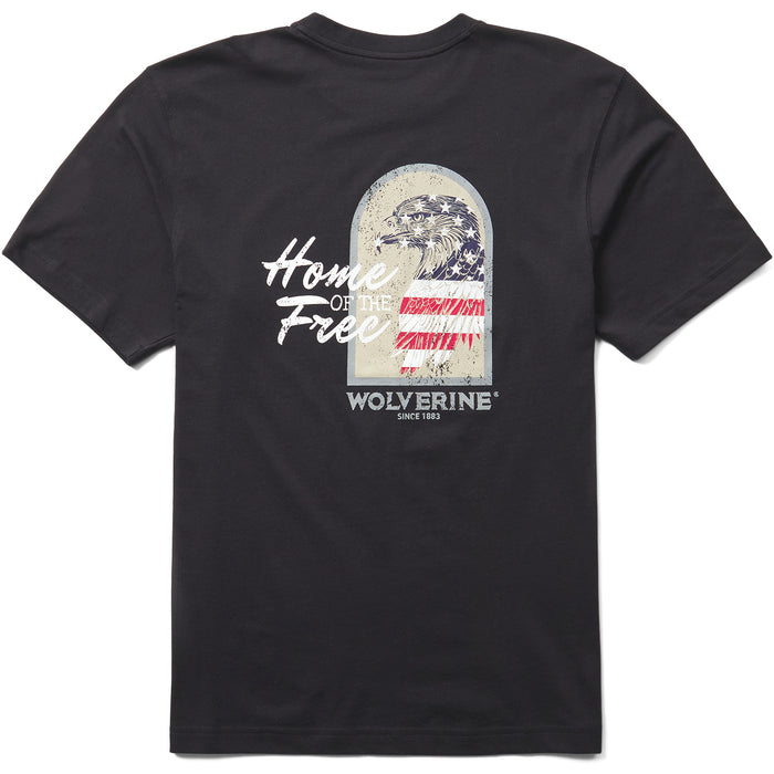 Wolverine Men's Classic Short Sleeve Graphic Tee T-Shirts Wolverine Black 2XL Reg
