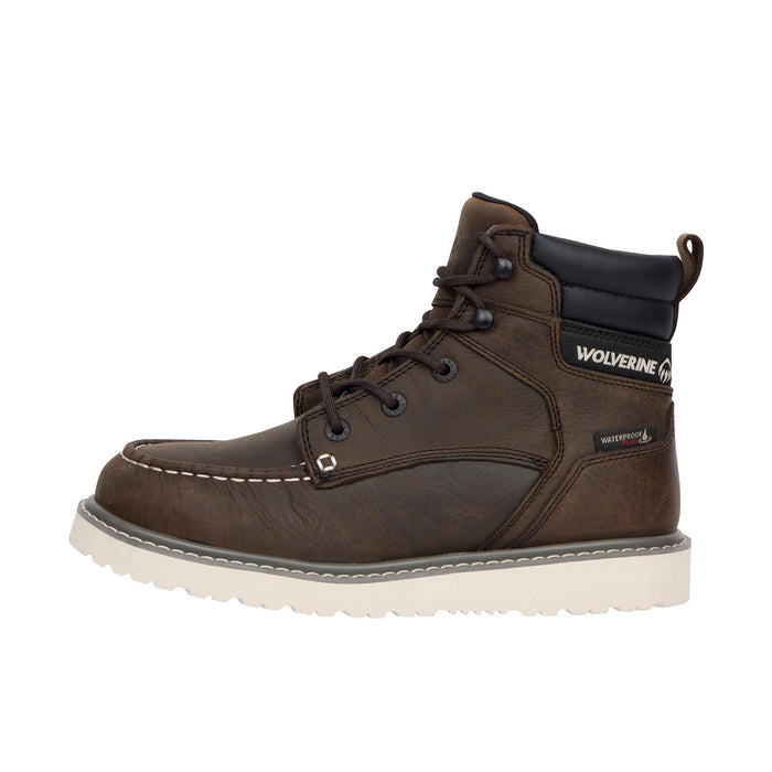 Wolverine Men's Trade Wedge 6" Moc-Toe Soft Toe Work Boot Work Boots Wolverine
