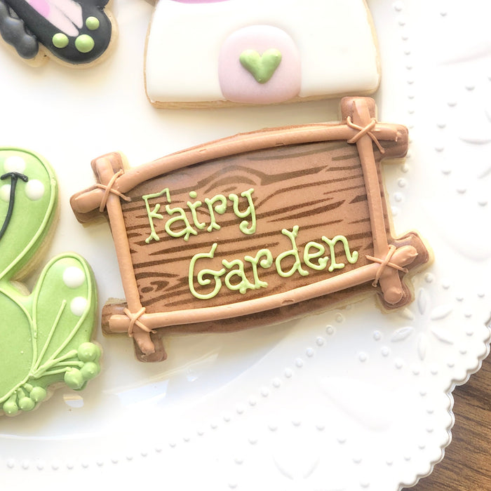 Wood Sign Cookie Cutter