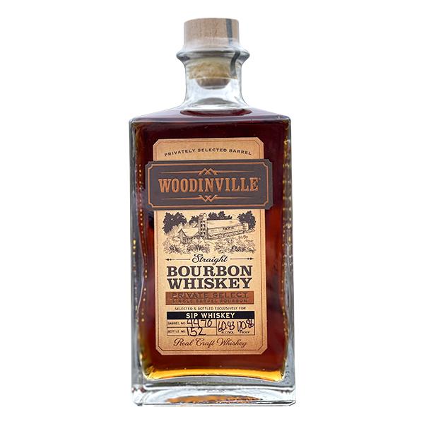 Woodinville Private Select for Sip Whiskey 120.86 Proof Straight Bourbon Whiskey Woodinville Whiskey