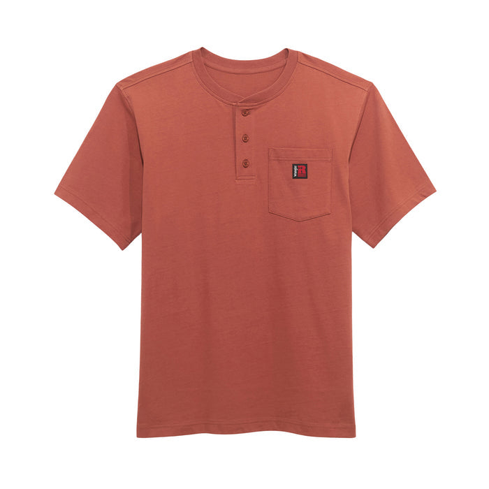Wrangler Men's RIGGS Workwear® Short Sleeve Relaxed Henley Work Shirts Wrangler RIGGS