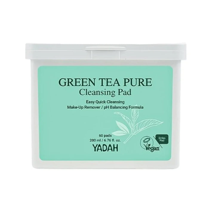 [YADAH] Green Tea Pure Cleansing Pad 200ml 60EA - Ballagrio