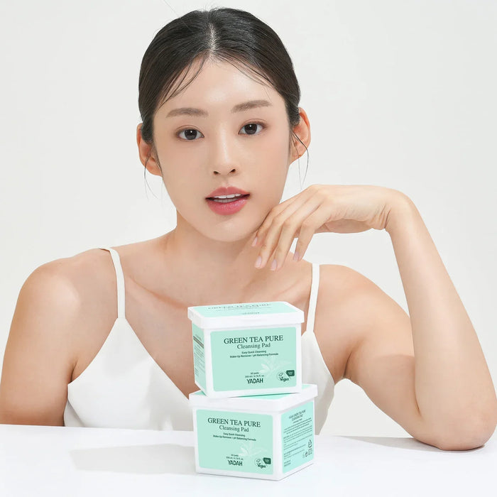 [YADAH] Green Tea Pure Cleansing Pad 200ml 60EA - Ballagrio