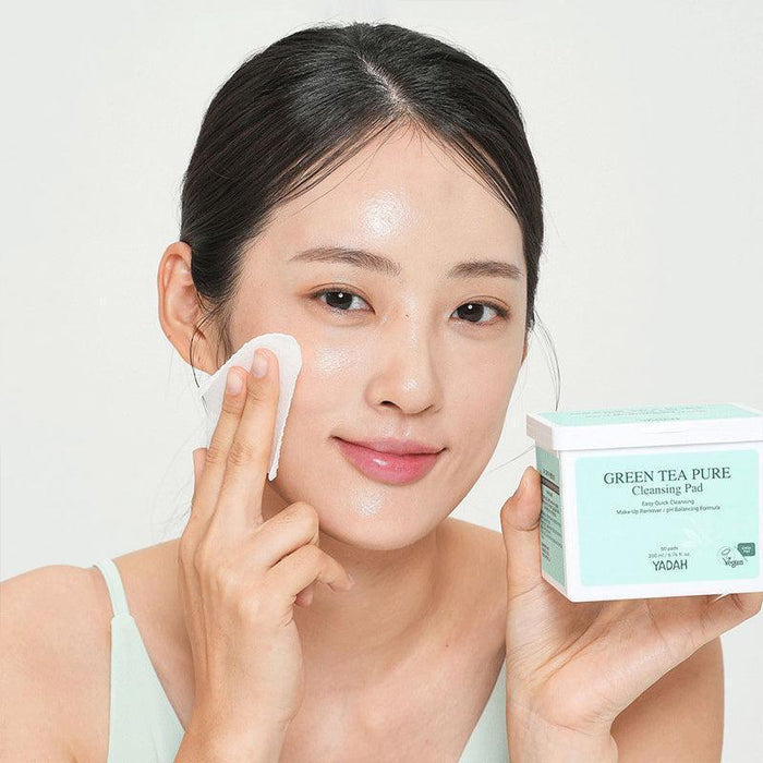 [YADAH] Green Tea Pure Cleansing Pad 200ml 60EA - Ballagrio