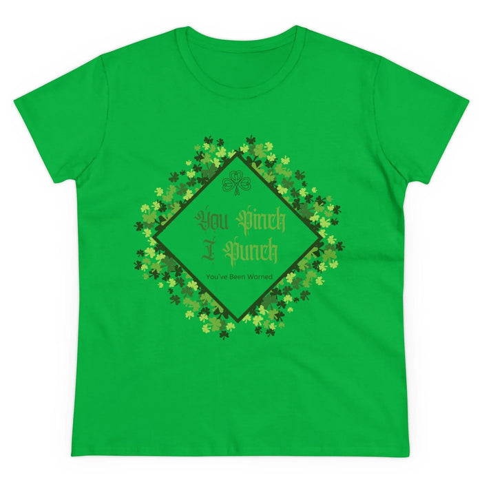 🍀 You Pinch I Punch 🍀 Women's Tee ☘️ A touch of Irish luck! - Whippie's