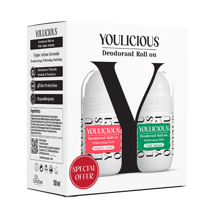 Youlicious Deodorant Roll On Promo (Naughty Fruity + Chill Island) 1