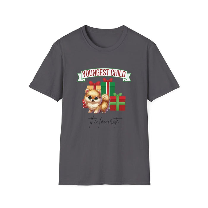 Youngest Child, The Favorite 🎁🐶 Pomeranian - Unisex Tee! 🎁👑 - Whippie's