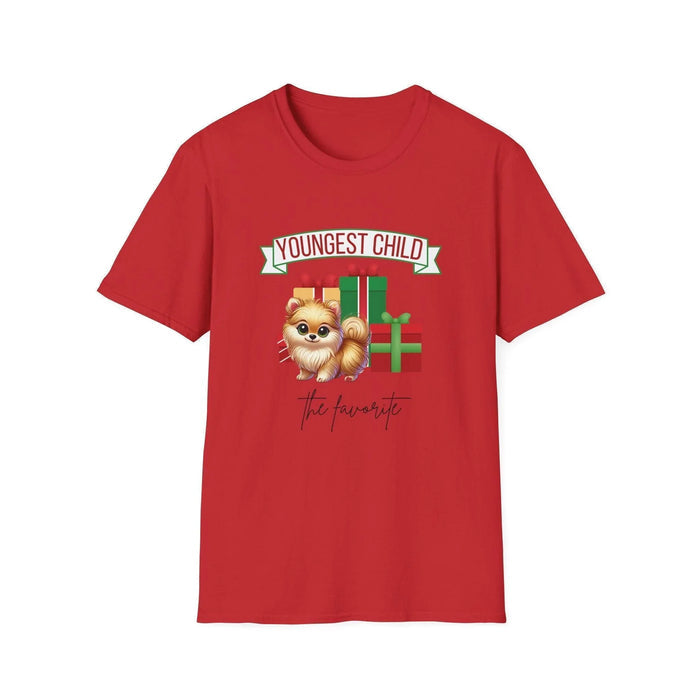 Youngest Child, The Favorite 🎁🐶 Pomeranian - Unisex Tee! 🎁👑 - Whippie's