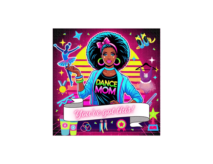 You've Got This! Dance Mom (Black Mom) - A Sparkling Performance ⭐️ Women's Softstyle Tee - Whippie's