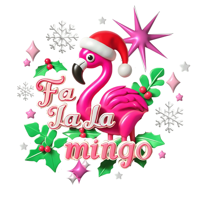 🦩🎅 Fa La La Mingo! ❄️🌟 - Women's Softstyle Tee - Whippie's