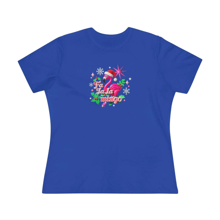 🦩🎅 Fa La La Mingo! ❄️🌟 - Women's Softstyle Tee - Whippie's