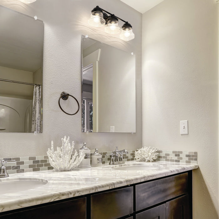 Vanity Z-Lite 736-3V-MB Matte Black Vaughn 3 Light Vanity Z-Lite
