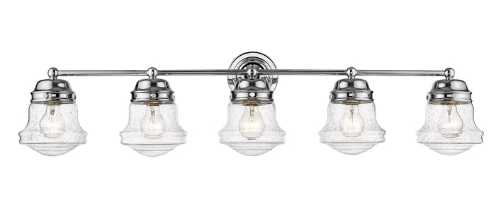 Vanity Z-Lite 736-5V-CH Chrome Vaughn 5 Light Vanity Z-Lite